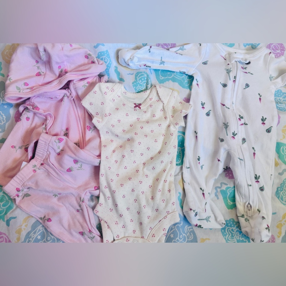 Preemie, girl bundle
